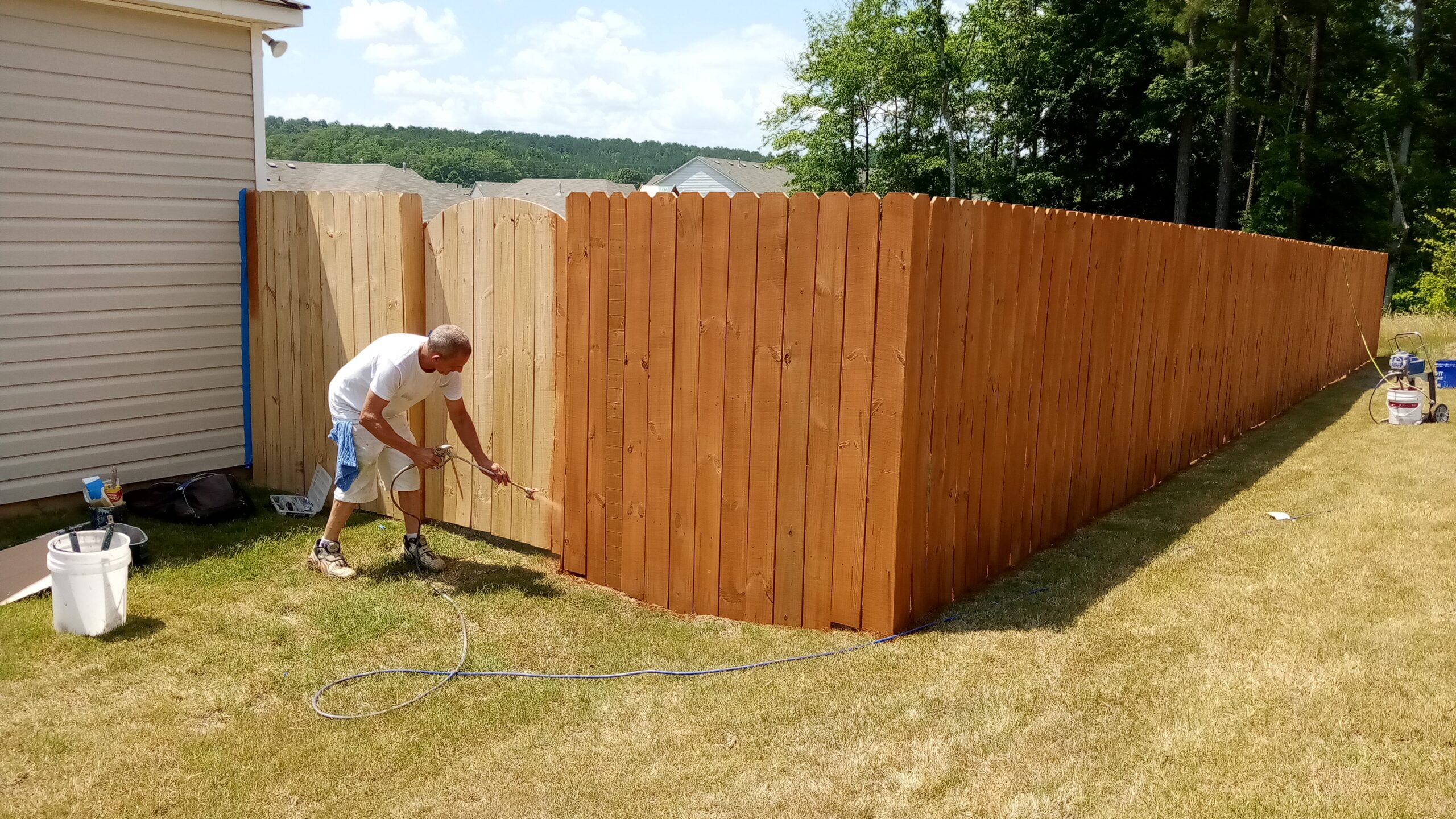 Deck & fence Cleaning - Staining